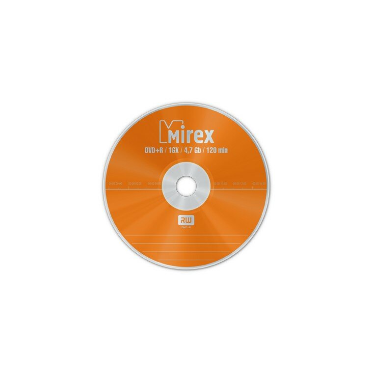 Матрица DVD+R 4.7Gb Mirex 16X Бум. конверт (1) (UL130013A1C)