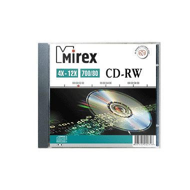 Матрица CD-RW 700Mb Mirex 12X Slim Case (1) (UL121002A8S)